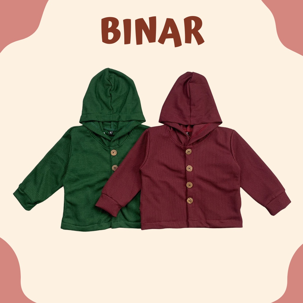 2-5TH CARDIGAN ANAK BINAR JAKET HOODIE ANAK PEREMPUAN DAN LAKI-LAKI OUTER ANAK UNISEX