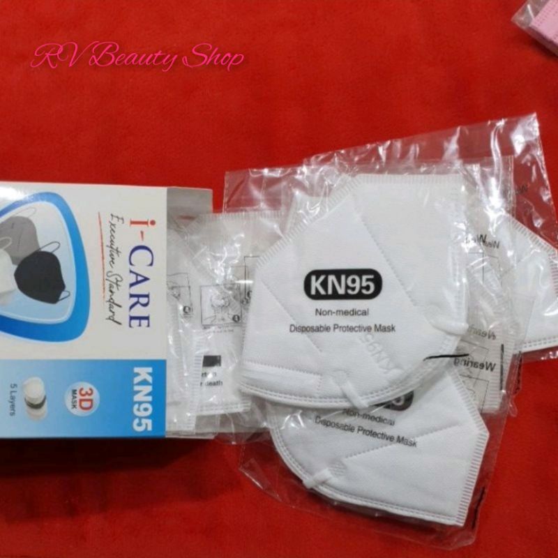 MASKER KN95 5PLY Per 1 Pc / MASKER KN95 PACKING PLASTIK SATUAN