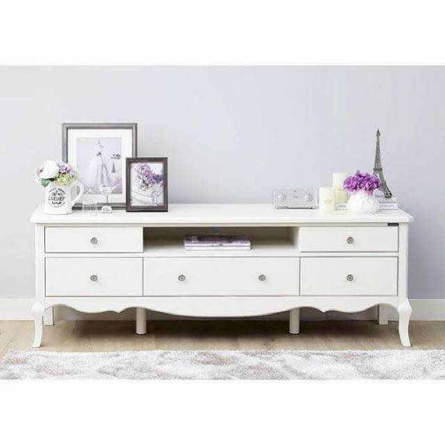 Bufet kayu minimalis modern duco