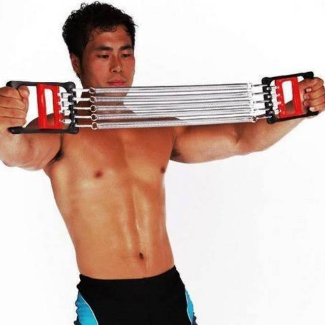 ALAT FITNESS GYM RUMAH PRIA - LATIH DADA CHEST EXPANDER