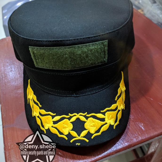 Original# Topi Komando Tni Ad Pamen - Topi+Nma+Pangkt