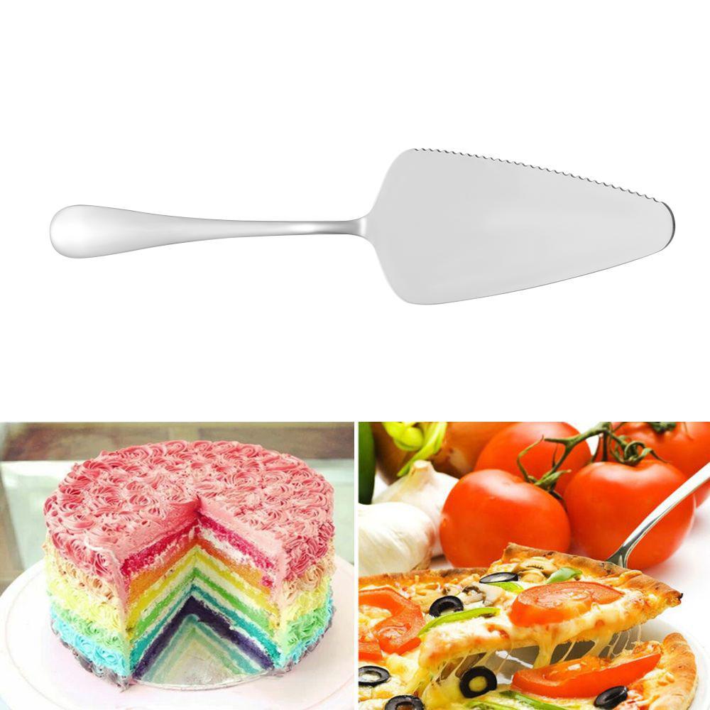 Preva 2Type Cake Server Alat Pemotong Dapur Pie Gerigi Pinggiran