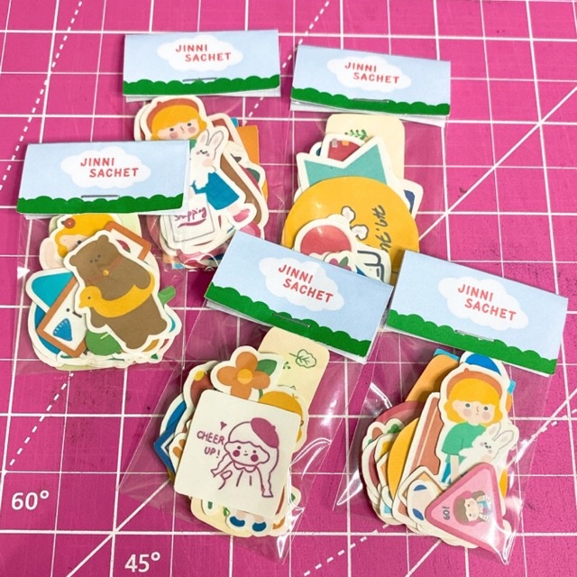 

[JINNI] sticker sachet | sticker lucu scrapbook journal