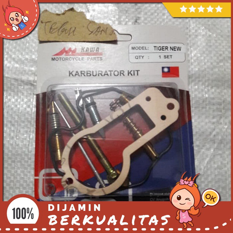 Repair Kit Repairkit Karburator Honda Tiger New Original Kawa Sparepart Motor Murah