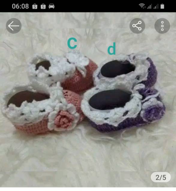 Sepatu Bayi Rajut Sepatu Anak