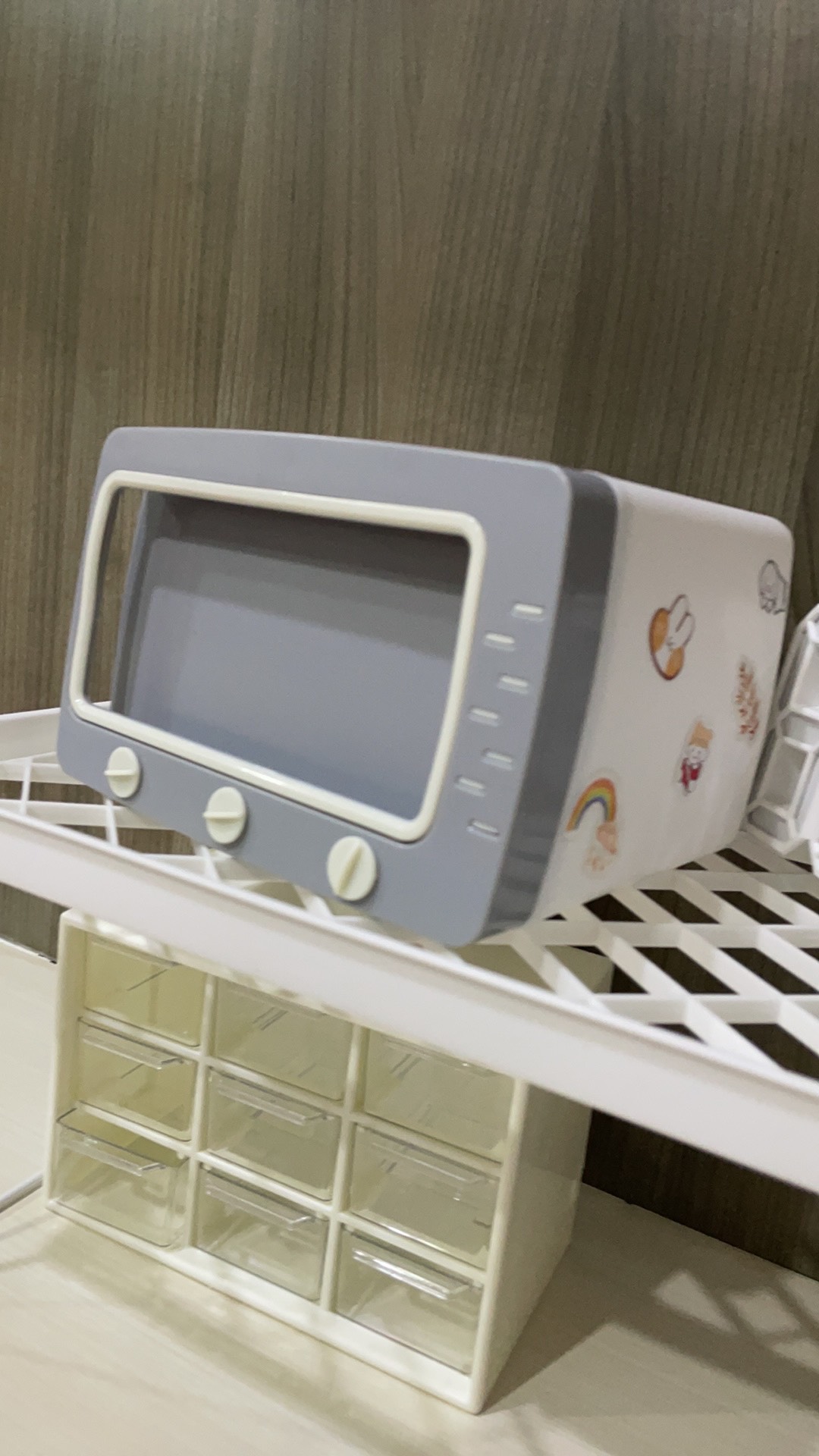 Kotak Tisu Bentuk Televisi / Tempat Tisu Dan Mini Tv Tempat Dudukan Handphone Serbaguna Holder Hp