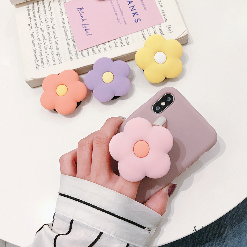 Popsocket Hp Teleskopis Anti Jatuh Motif Bunga Gaya Korea