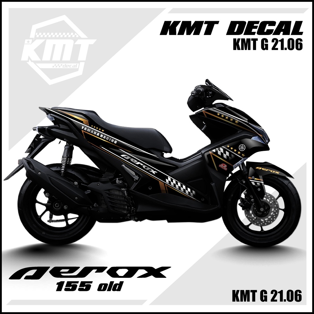Decal Sticker Yamaha AEROX OLD Fullbody Desain RACING KMT.G.21-06