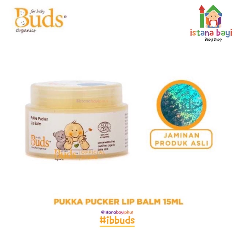 Buds Organics Pukka Pucker Lip Balm/Baby lip balm