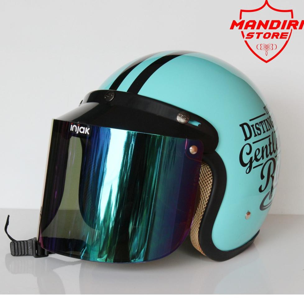 Helm Bogo Classic Motif Kaca Flat Datar Polos Dewasa Murah Kualitas Harga Merakyat Pria Dan Wanita Shopee Indonesia