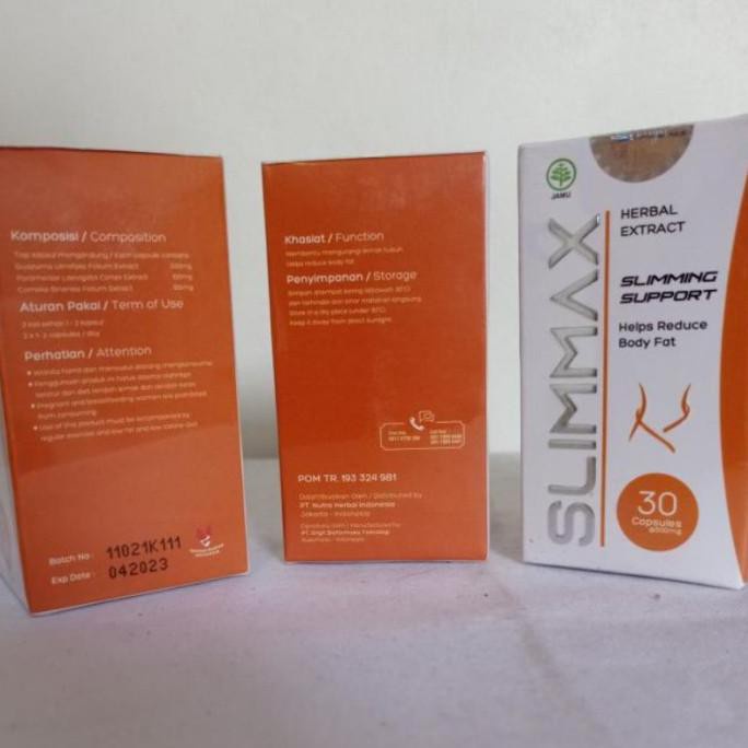 NEW SLIMMAX OBAT PELANGSING BADAN DIET ASLI SLIMMAX 100% ORIGINAL