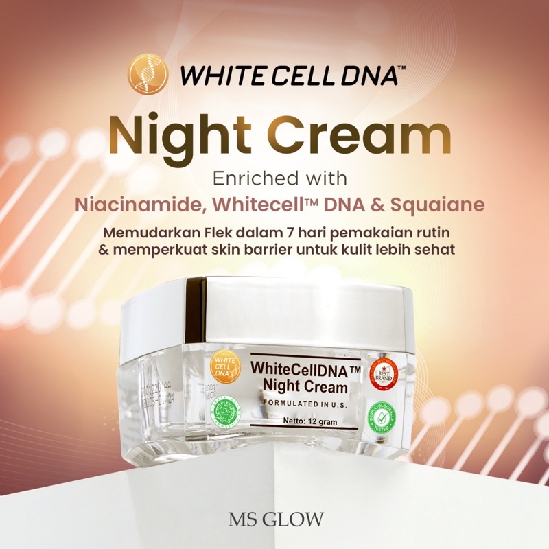 [READY] Ms glow night cream white cell dna