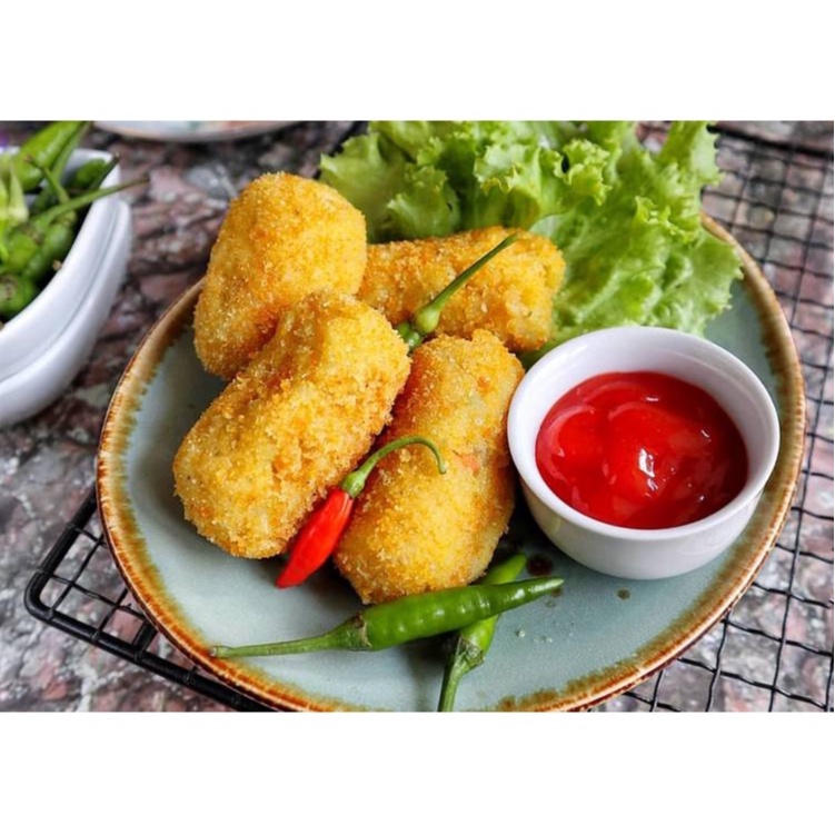 

Kroket Kentang isi Daging, Combro Rudal isi 10pcs