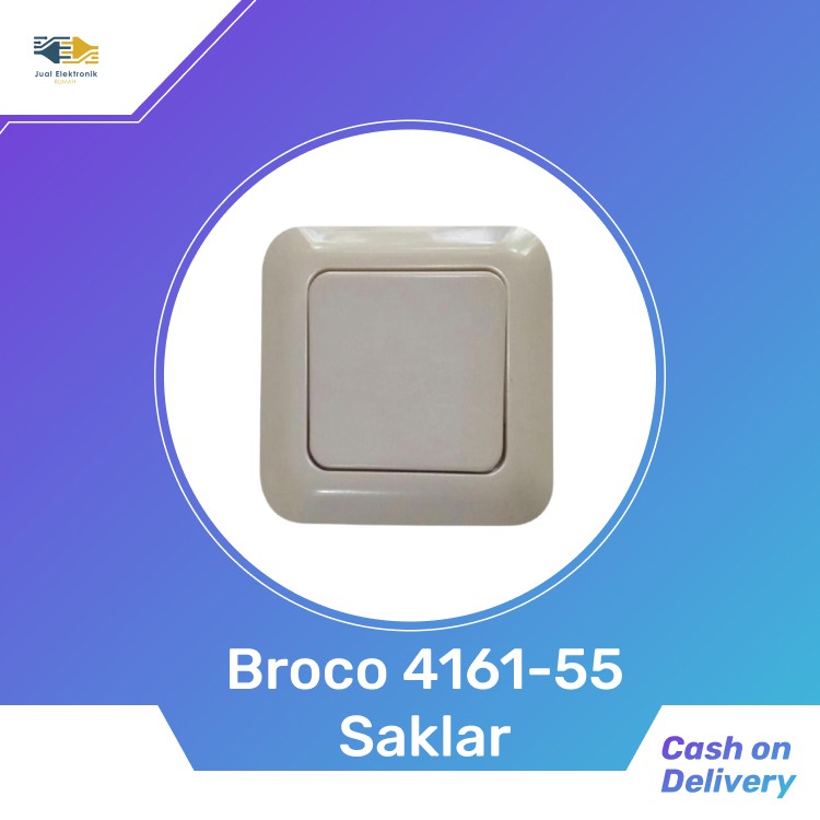 Broco 4161-55 (B) Saklar Engkel Single Switch