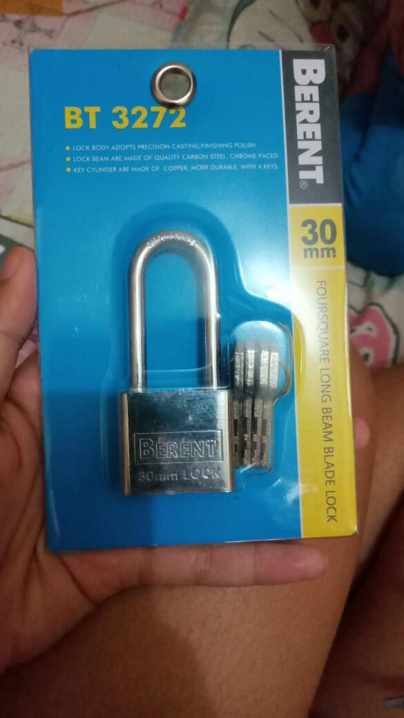 Berent Gembok Pendek Panjang 30 40 50 60 Mm 4 Kunci Stainless Steel