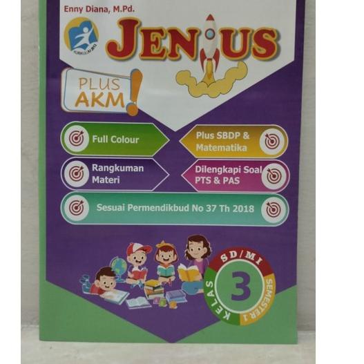 

Paling Sesuai.. Buku JENIUS KELAS 3 SD/MI Semester 1 Tahun 2022
