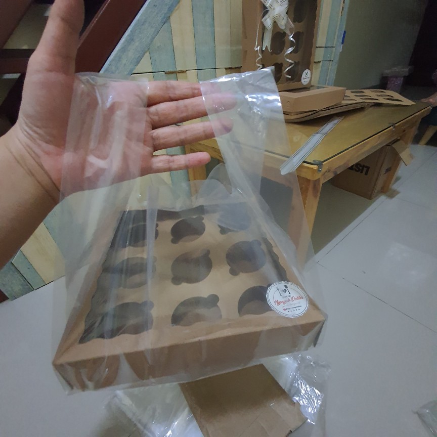 Tas Plastik Pe Bening 25x25/ Tas Kresek/ Kantong Plastik/ Plastik Dus/ Plastik Transparant