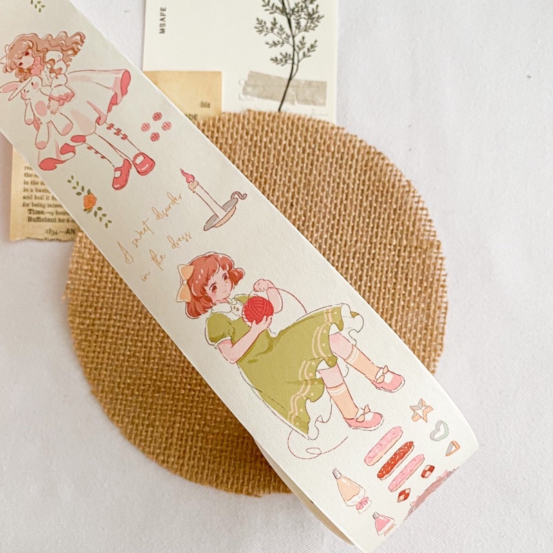

[Sample] OrangeCat The Princess Dream Paper Tape