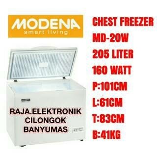 Chest Freezer Modena Md 20W 205L Freezer Box Modena Md20W Frezer ma8