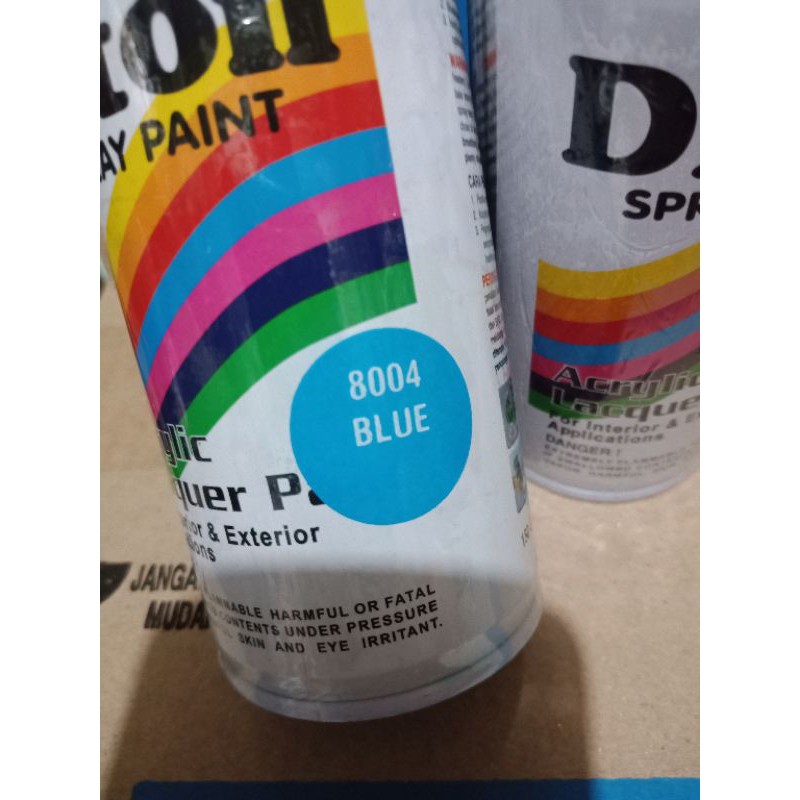 Pilok Pilox Cat Semprot Diton Stabilo Blue Biru 8004 150cc Spray Paint