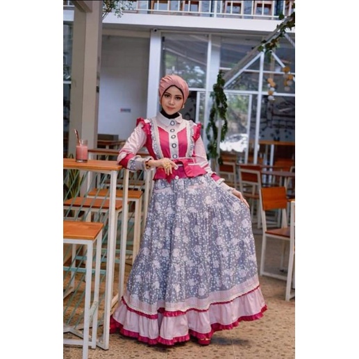 (READY/CICILAN) GAMIS ESME REPRO HUMAIRA'S BUTIQ