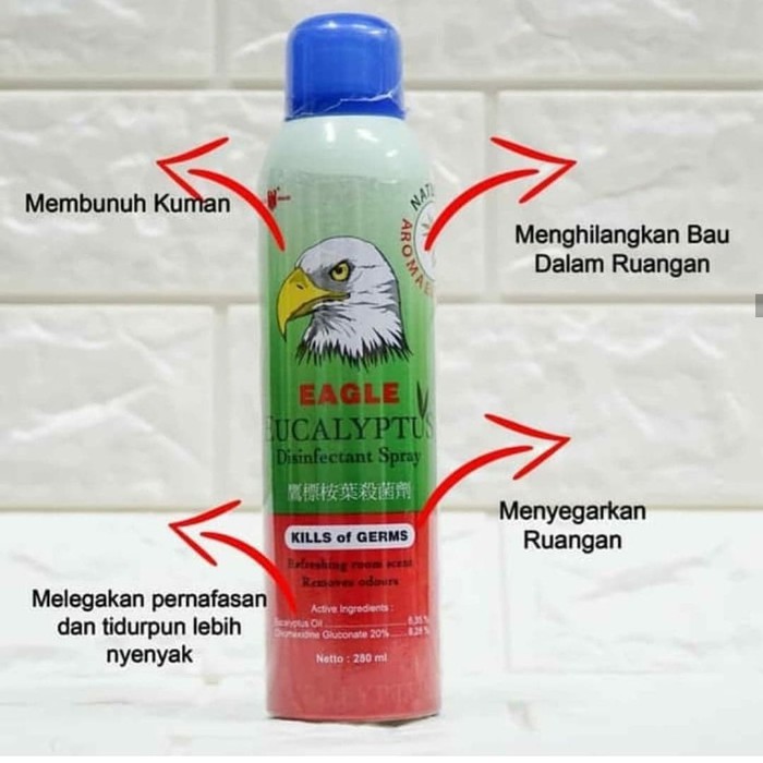 Cap Lang Eagle Eucalyptus Disinfectant Spray - 280 ml