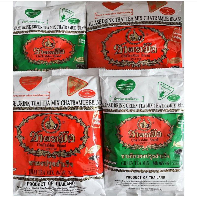 

THAI TEA ORIGINAL 400gr + THAI GREEN TEA 200gr PAKET 2in1