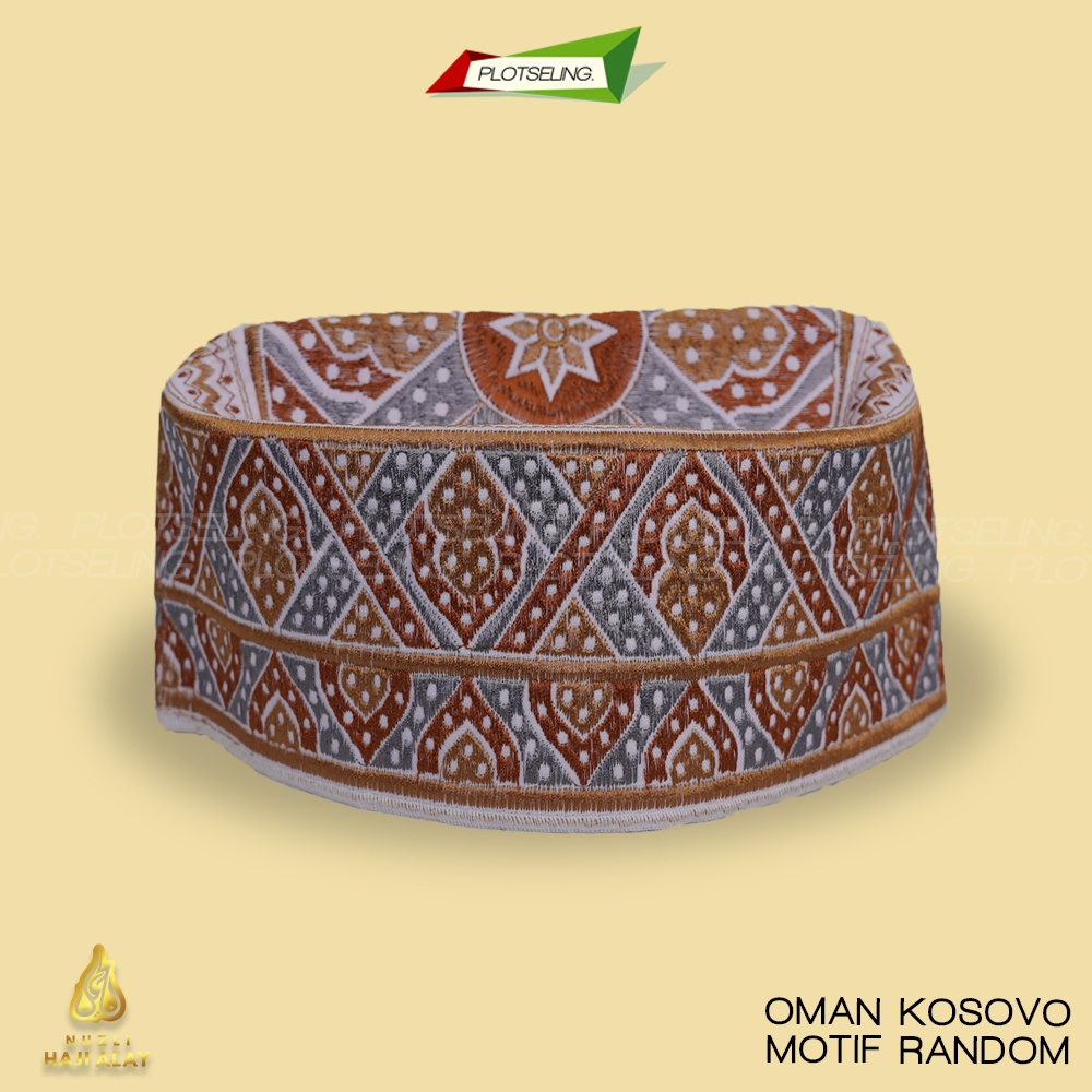 Peci OMAN BANGLADESH Kopiah Haji Sholat Banglades Santri Pria Pesantren Temboro Kopyah Shalat Laki Dewasa Anak Jumbo Motif Bordir Hitam Putih Kopeah Habib Syekh Bulat Tinggi Madinah Al Asas Assyarif Malaysia Madinah Assagofah Terompah Turki Mesir NU Ori
