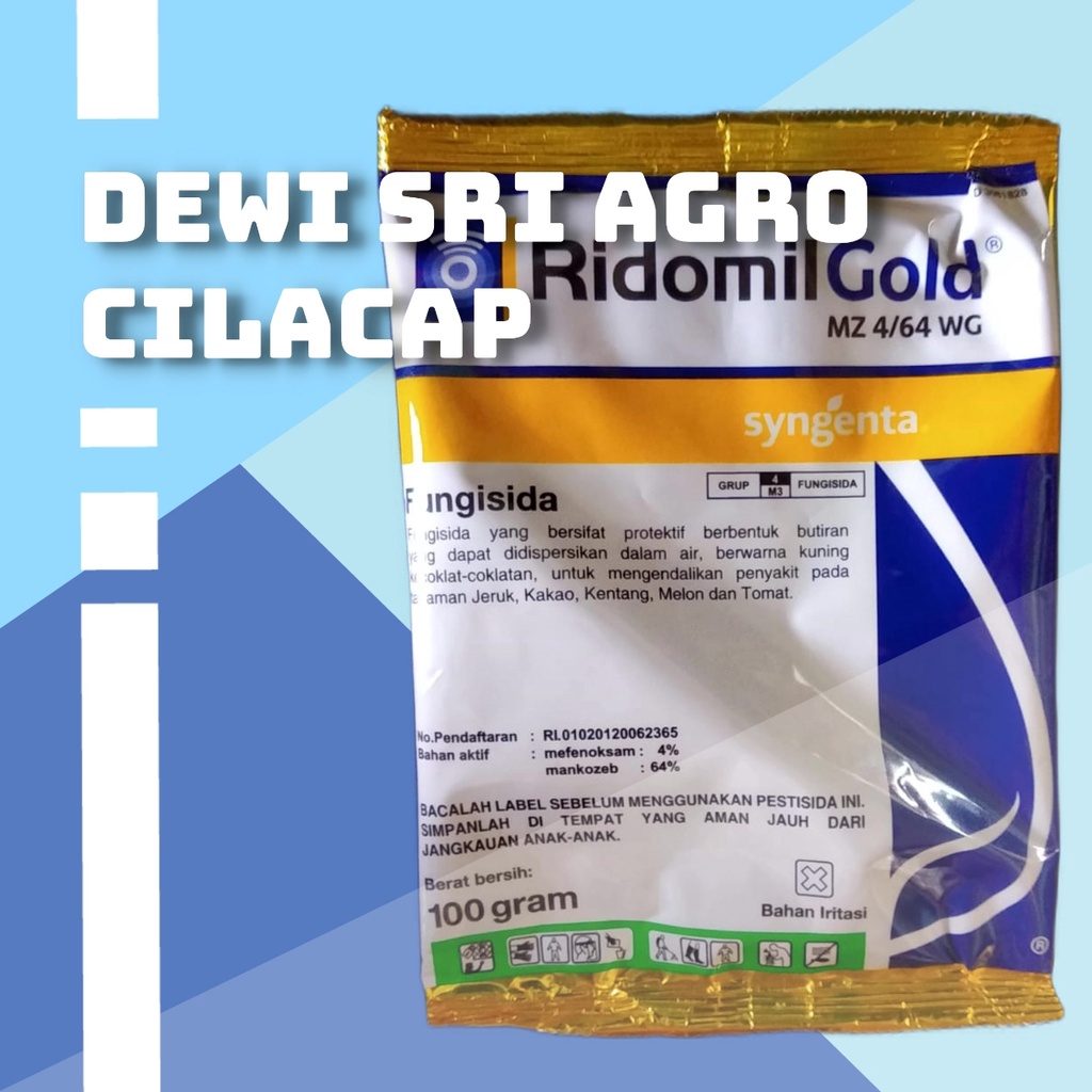 Jual Fungisida Ridomil Gold MZ 4/64 WP kemasan 100 gram | Shopee Indonesia