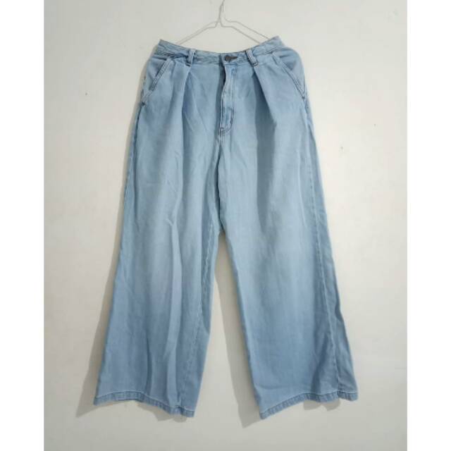 Uniqlo jeans wide leg