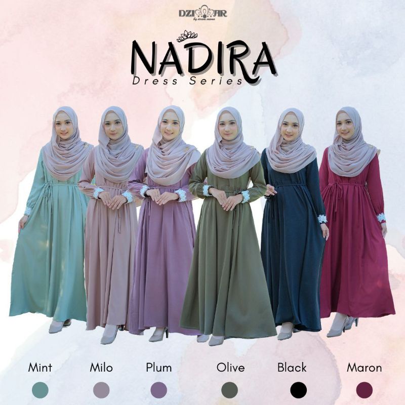 NADIRA DRESS BY DZIMAR || PO || READY MARET