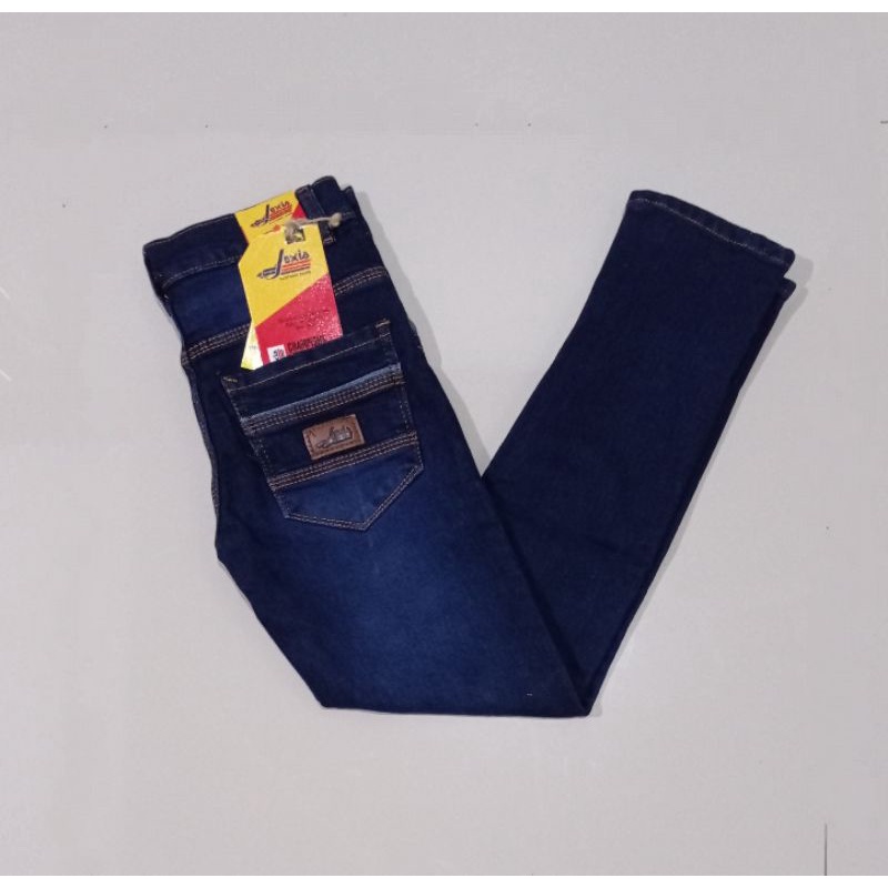 Celana panjang jeans pria /celana pria model pensil bahan melar