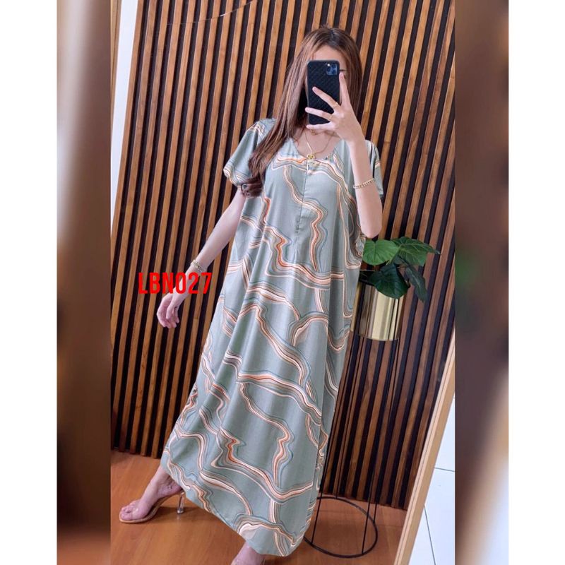 Daster Panjang Semata kaki Busui Kekinian Non Ruffle  AFERO STORE-LONG(VANESA IJO)