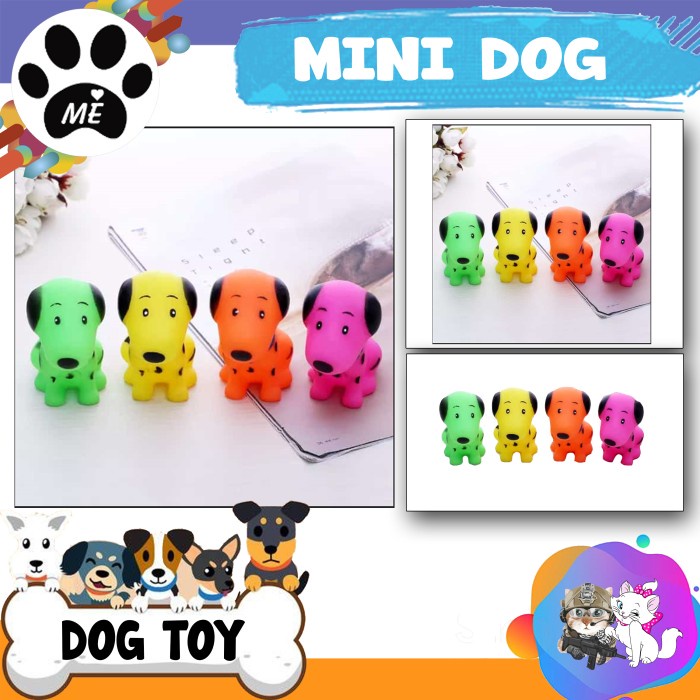 Mainan Gigit Bunyi &quot;MINI DOG&quot; Dog Chew Squeaky Toys