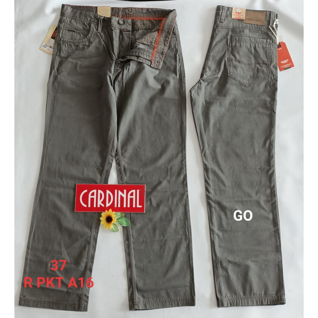 BB 37-38 PKT CARDINAL CASUAL CELANA POCKETS PANJANG Pria Fashion Laki Brand Kekinian Celana Chino