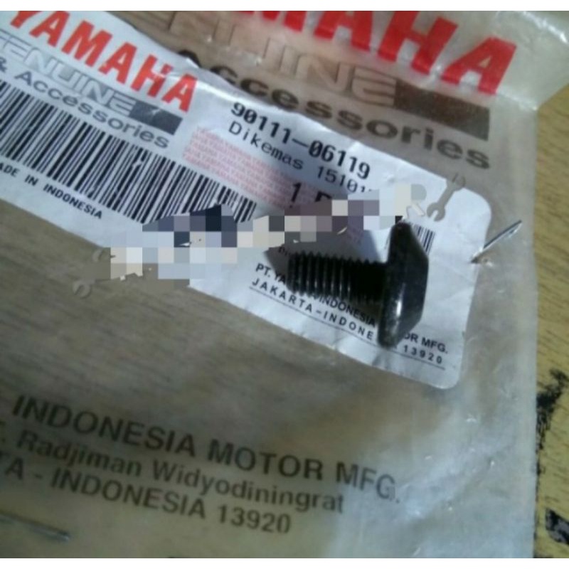 BOLT BAUT L COVER RANTAI R25 MT35 BBS1 XSR 155 ORI YAMAHA 90111-06119