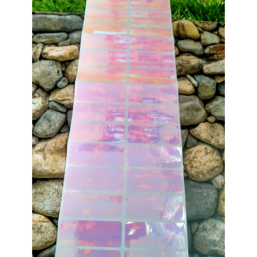 

Stiker Label Nama Name Sticker Waterproof DAZZLE PINK
