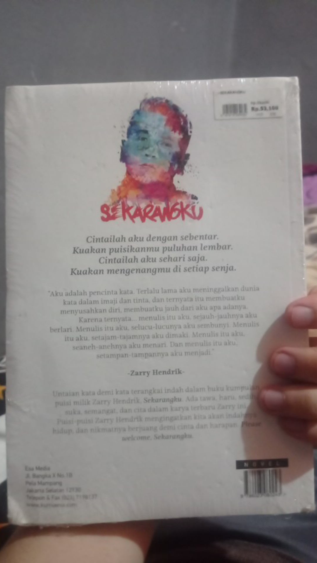 Buku Zarry Hendrik Buku Sekarangku Kumpulan Puisi Buku Original Ufuk Shopee Indonesia