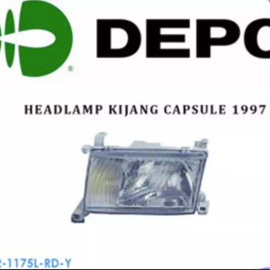 LAMPU DEPAN HEAD LAMP KIJANG KAPSUL 1997 IKUT FOGLAMP KANAN KIRI DEPO