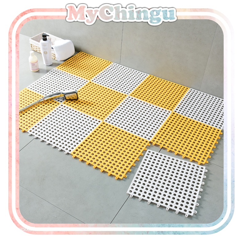 ❀ Chingu ❀ PA061 Karpet Kamar Mandi Anti Slip Keset Kamar Mandi Anti Licin Dapur Alas Kaki kamar mandi Mat Non-Slip 30x30 CM