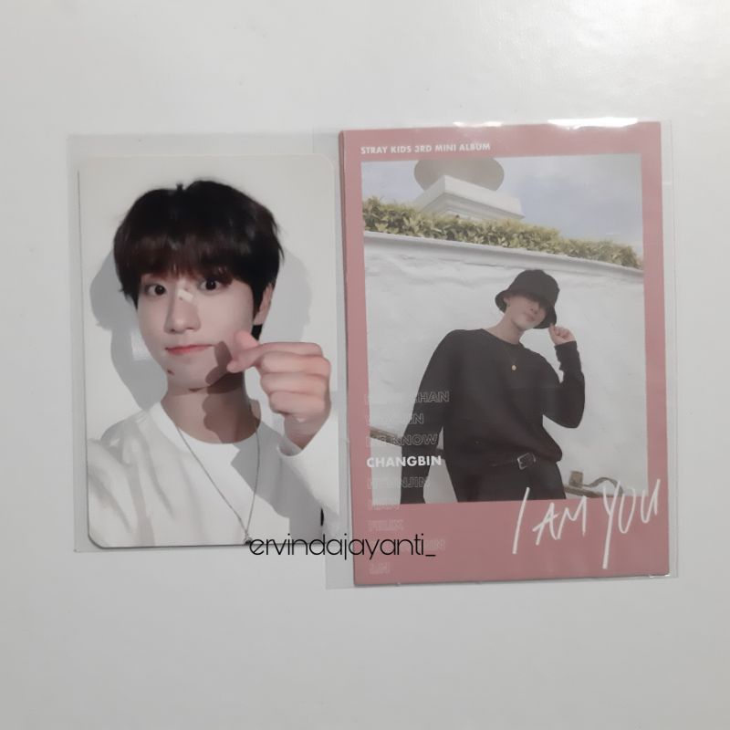 Stray Kids SWID INLIFE Han Jisung Photocard + Changbin Polaroid