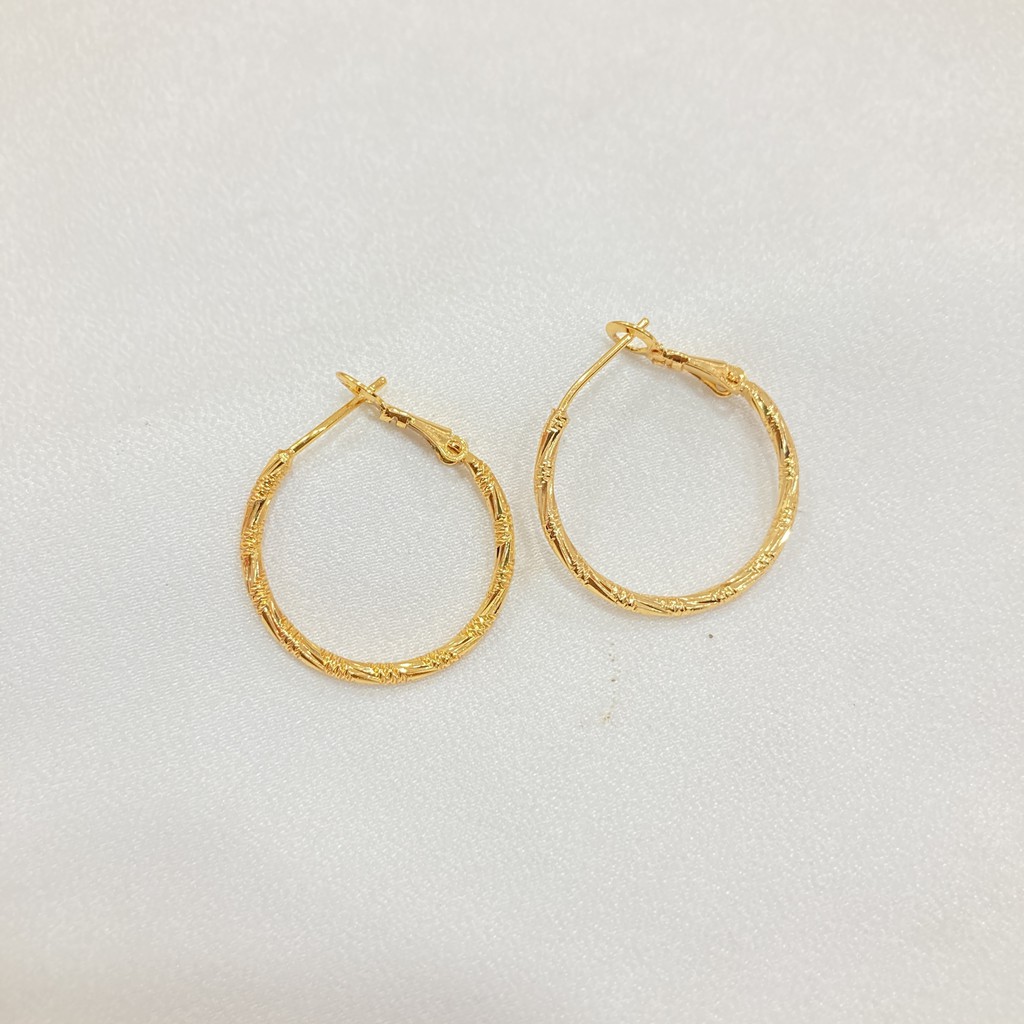 Anting Gipsy Lapis Emas Aksesoris Perhiasan ATG17