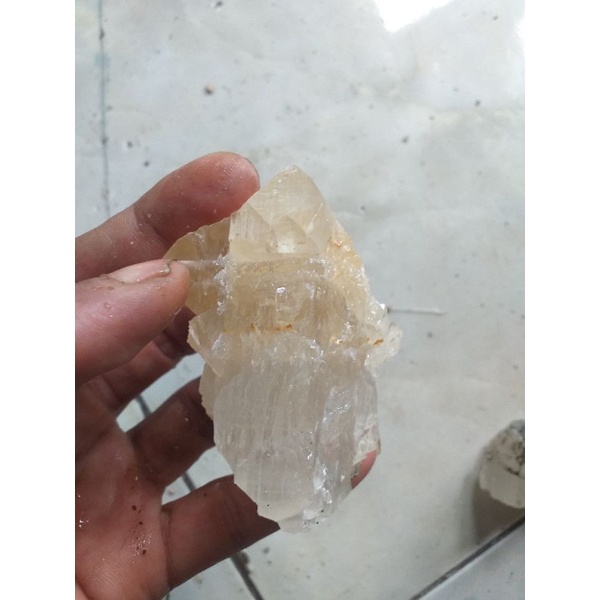 bahan batu akik mani gajah kristal lampung