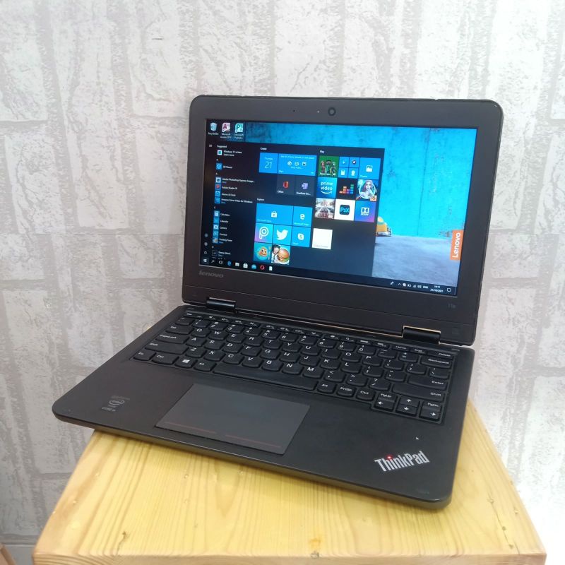 Laptop Lenovo Thinkpad 11e intel Cor M5-5Y10c Ram 4GB HDD 500GB Windows 10 Full aplikasi Siap pakai