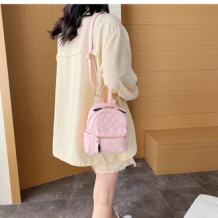 Tas Ransel  Wanita Dewasa Remaja Cantik Mini Cocok Buat Jalan-jalan Ondangan Terbaru Model style korean