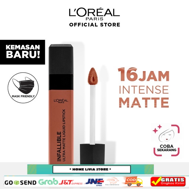 L'Oreal Paris Lipstick Infallible Ultra Matte Liquid Matte - 358 Cowboy