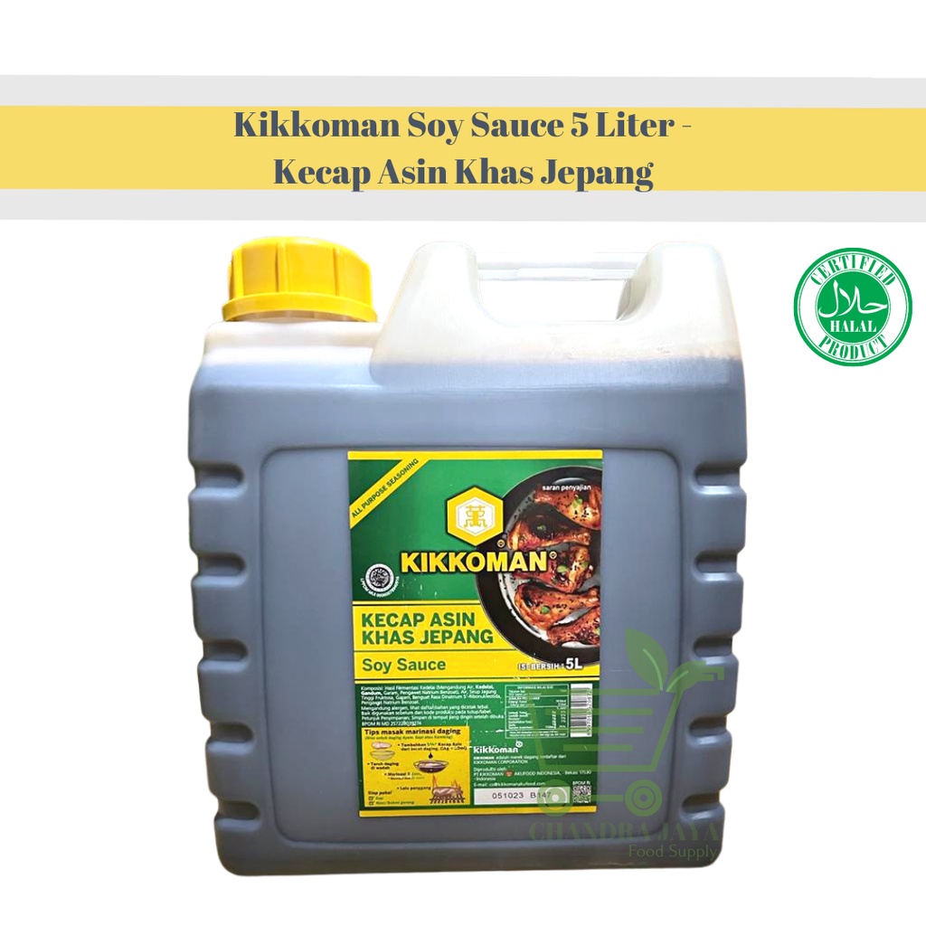 

Kikkoman All Purpose Soy Sauce 5 Liter - Kecap Asin Khas Jepang