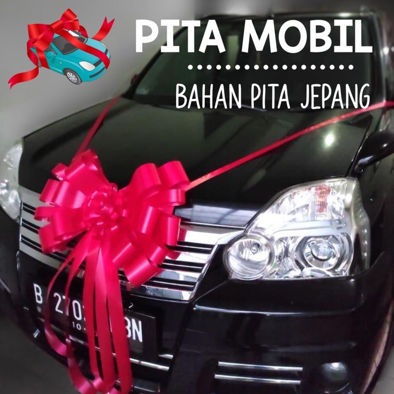 pita aksesoris mobil pengantin hadiah kendaraan