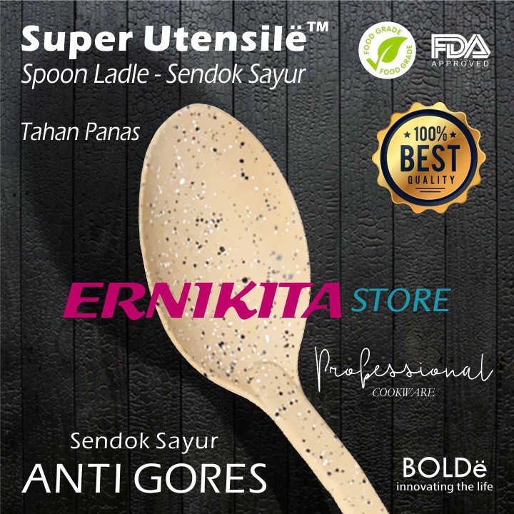 BOLDe SUPER UTENSILE SPOON LADLE - Sendok Sayur Irus Centong