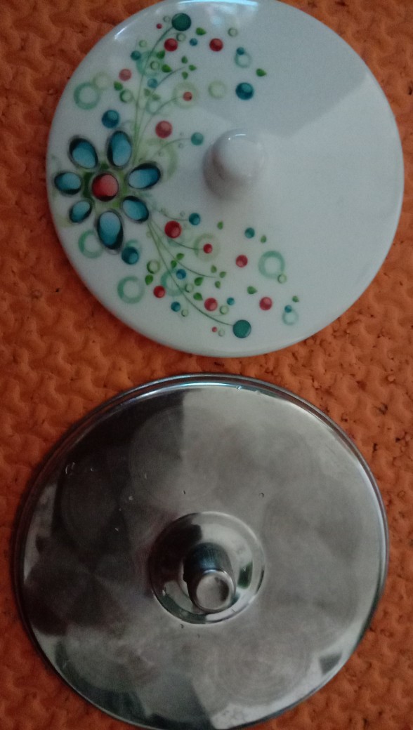 Tutup Gelas Stainless .diameter : 9,5 Cm & 10 Cm(tutup Gelas Aja)  &  7,5 Cm (tutup Gelas + Tataan )